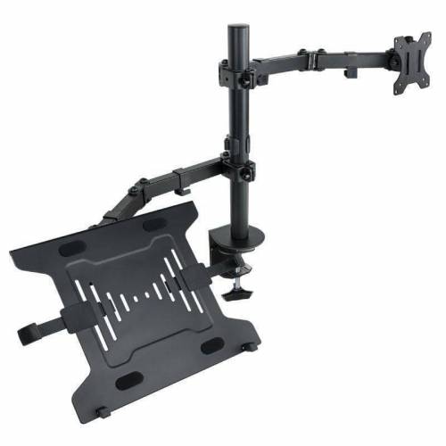 Soporte de Mesa Orientable/ Inclinable Tooq DB1200TN-B para TV y Portátil de 13-32&#039;