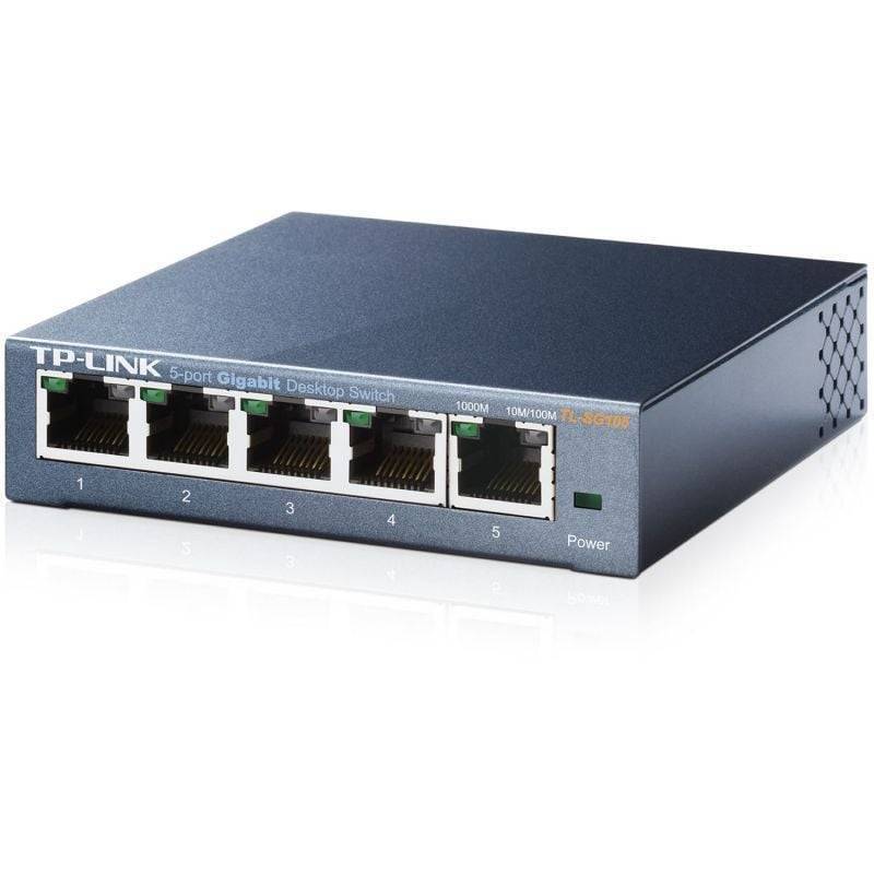 Switch TP-Link TL-SG105 5 Puertos/ RJ-45 10/100/1000