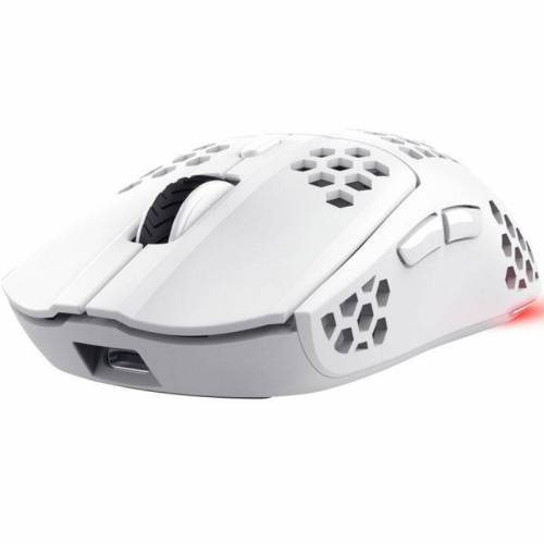 Ratón Gaming Inalámbrico Trust Gaming GXT 929 Helox/ Batería recargable/ Hasta 4800 DPI/ Blanco