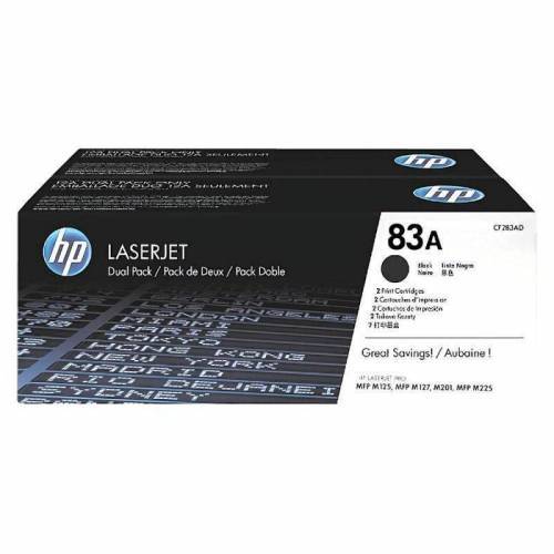 Tóner Original HP nº83A Multipack/ 2x Negro