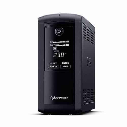 SAI Línea Interactiva Cyberpower VP1000ELCD/ 1000VA-550W/ 4 Salidas/ Formato Torre