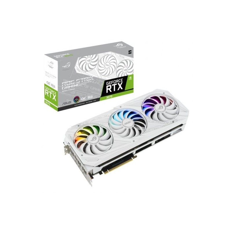 Asus ROG Strix GeForce RTX 3070 V2 White OC Edition 8GB GDDR6