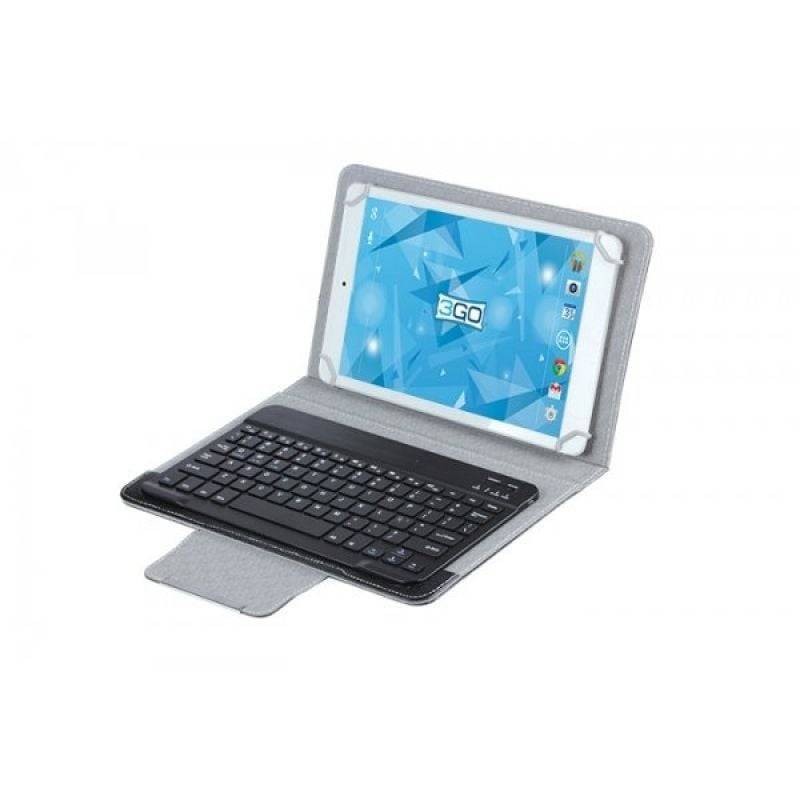 Funda con Teclado 3GO CSGT28 para Tablets de 10'/ Negra y Gris