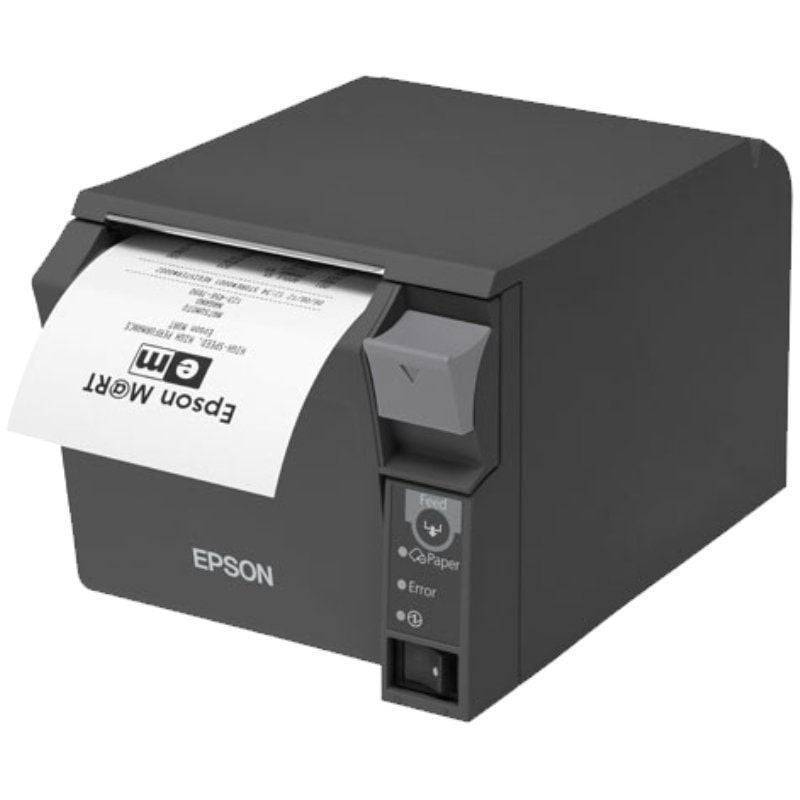 Impresora de Tickets Epson TM-T70II/ Térmica/ Ancho papel 80mm/ USB-Ethernet/ Negra