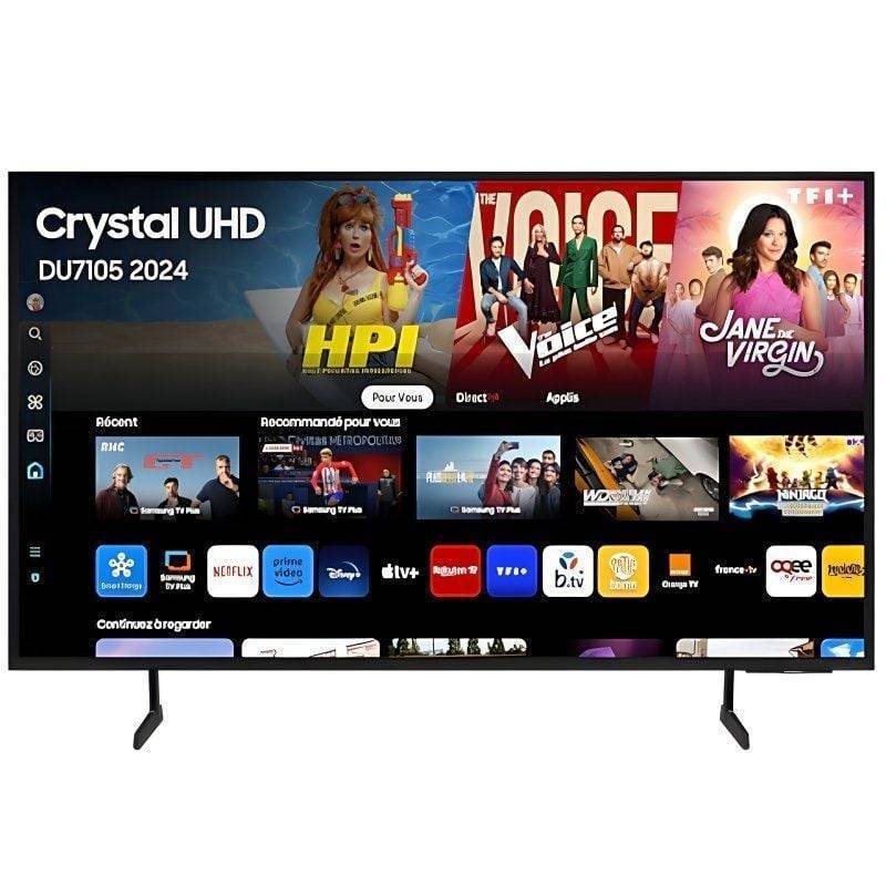 Televisor Samsung Crystal UHD TU43DU7105 43'/ Ultra HD 4K/ Smart TV/ WiFi