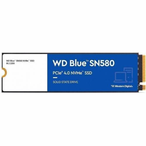 Disco SSD Western Digital WD Blue SN580 500GB/ M.2 2280 PCIe