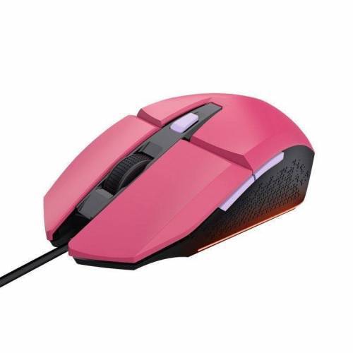 Ratón Gaming Trust Gaming GXT 109 Felox/ Hasta 6400 DPI/ Rosa