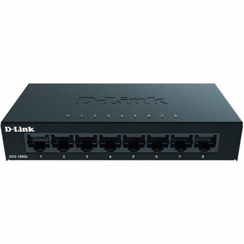 Switch D-Link DGS-108GL 8 Puertos/ RJ-45 10/100/1000