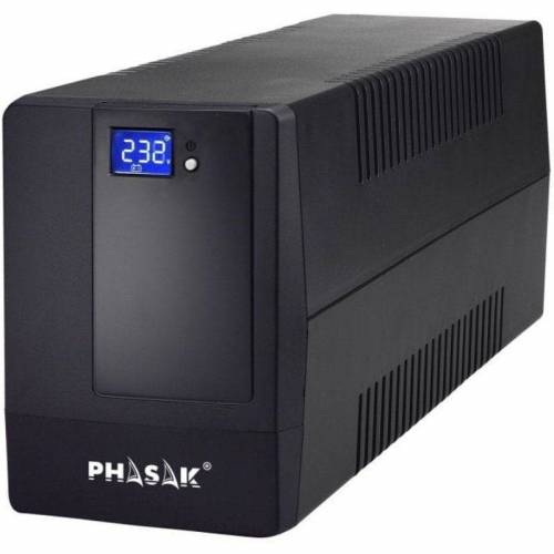 SAI Línea Interactiva Phasak 2000 VA LCD/ 2000VA/ 4 Salidas/ Formato Torre