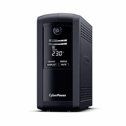 SAI Línea Interactiva Cyberpower VP700ELCD/ 700VA-390W/ 4 Salidas/ Formato Torre