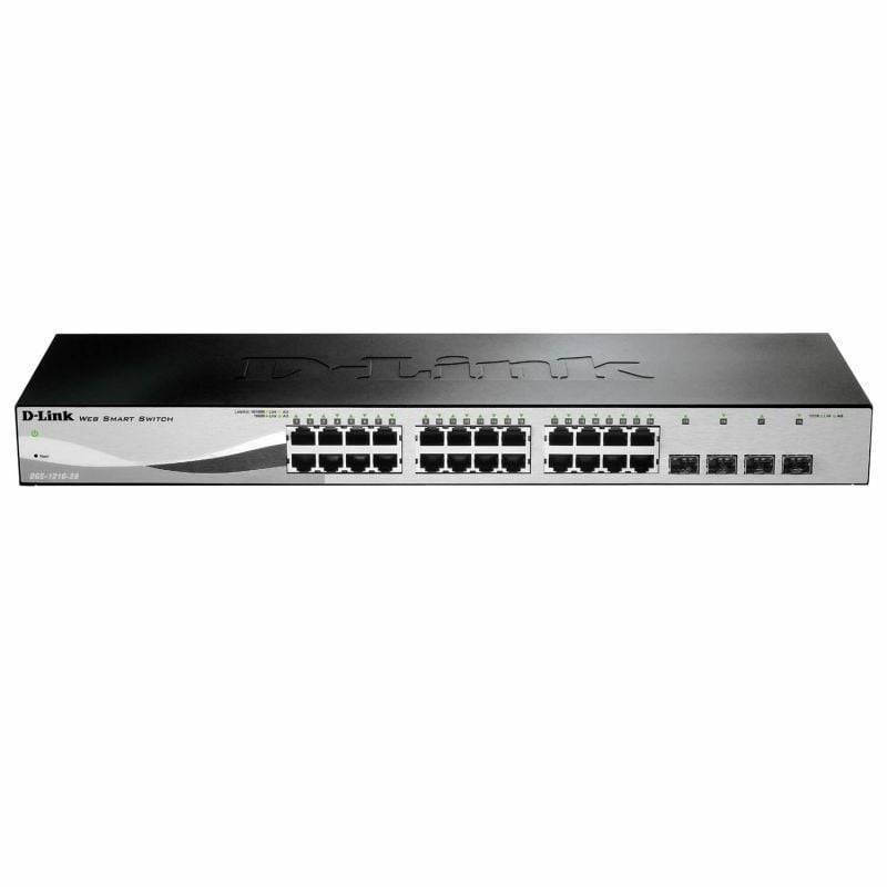 Switch Gestionable D-Link DGS-1210-28 28 Puertos/ RJ-45 Gigabit 10/100/1000/ SFP