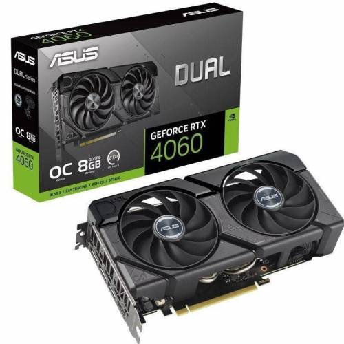 Tarjeta Gráfica Asus Dual GeForce RTX 4060 EVO OC/ 8GB GDDR6