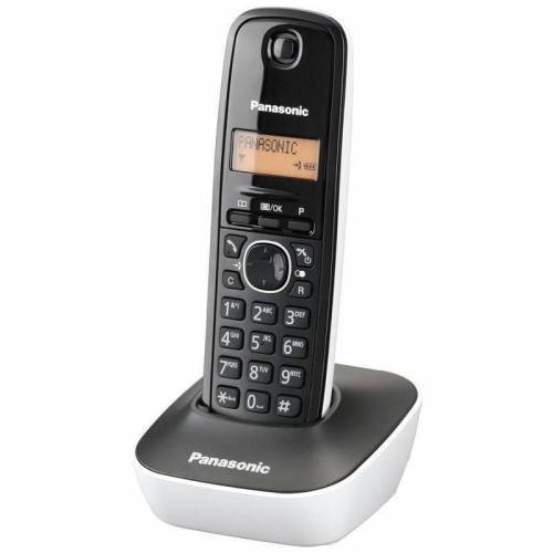 Teléfono Inalámbrico Panasonic KX-TG1611/ Negro y Blanco