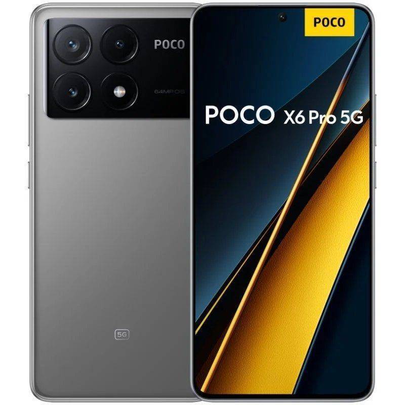 Smartphone Xiaomi POCO X6 Pro 8GB/ 256GB/ 6.67'/ 5G/ Gris