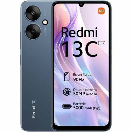 Smartphone Xiaomi Redmi 13C 4GB/ 128GB/ 6.74'/ 5G/ Azul