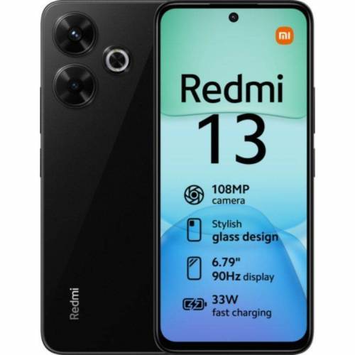 Smartphone Xiaomi Redmi 13 6GB/ 128GB/ 6.79&#039;/ Negro Medianoche