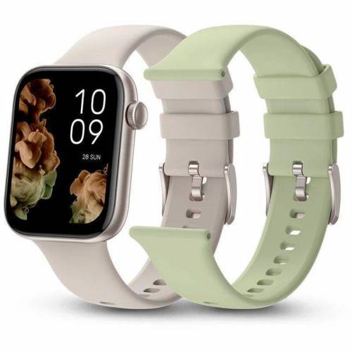 Smartwatch SPC Smartee Duo 2 9650B/ Notificaciones/ Frecuencia Cardíaca/ Blanco/ Incluye Correa Extra