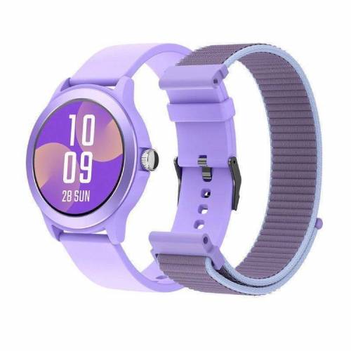 Smartwatch SPC Smartee Duo Vivo 9651T/ Notificaciones/ Frecuencia Cardíaca/ Púrpura/ Incluye Correa Extra