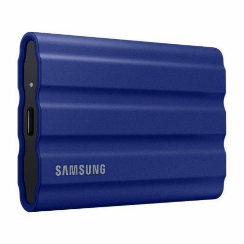 Disco Externo SSD Samsung Portable T7 Shield 2TB/ USB 3.2/ Azul