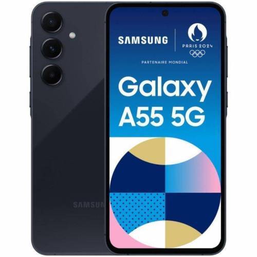 Smartphone Samsung Galaxy A55 8GB/ 128GB/ 6.6'/ 5G/ Negro