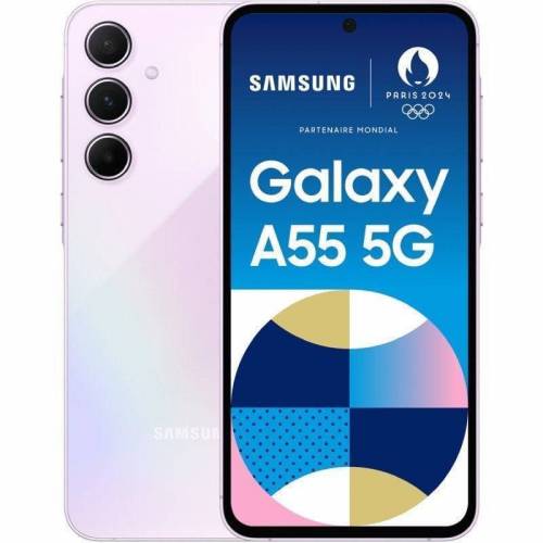 Smartphone Samsung Galaxy A55 8GB/ 256GB/ 6.6&#039;/ 5G/ Lavanda