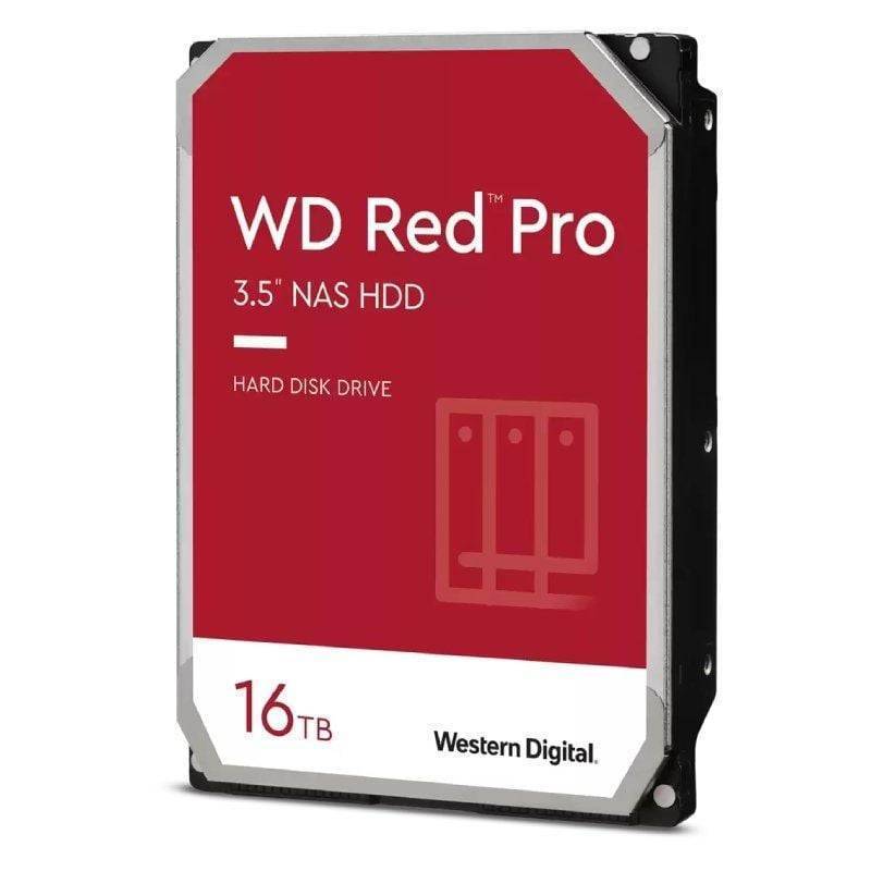 Disco Duro Western Digital WD Red Pro NAS 16TB/ 3.5'/ SATA III/ 512MB