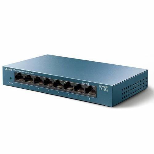 Switch TP-Link LS108G 8 Puertos/ RJ-45 10/100/1000