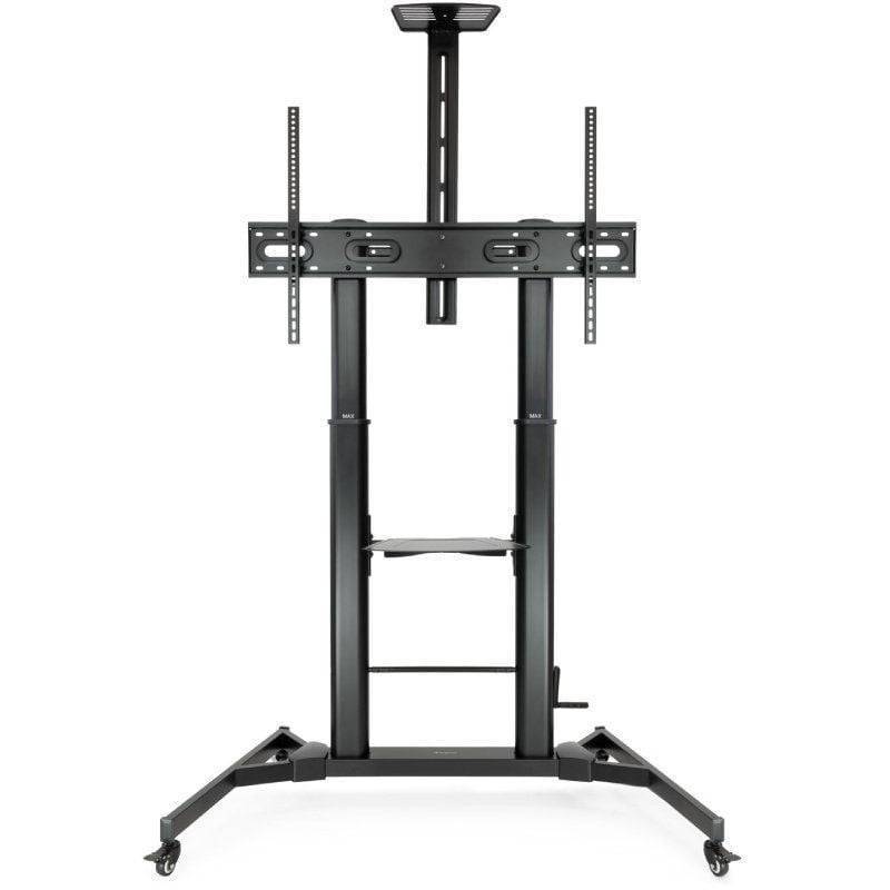 Soporte de Suelo Inclinable/ Ajustable con Ruedas Tooq FS20400HM-B para TV de 60-100'/ hasta 100kg