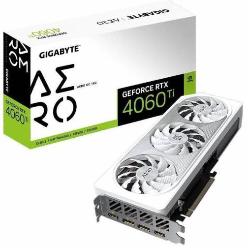 Tarjeta Gráfica Gigabyte GeForce RTX 4060 Ti Aero OC 16G/ 16GB GDDR6