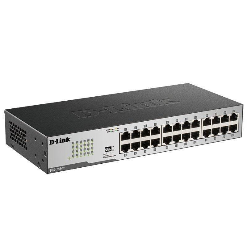 Switch D-Link DGS-1024D 24 Puertos/ RJ-45 Gigabit 10/100/1000